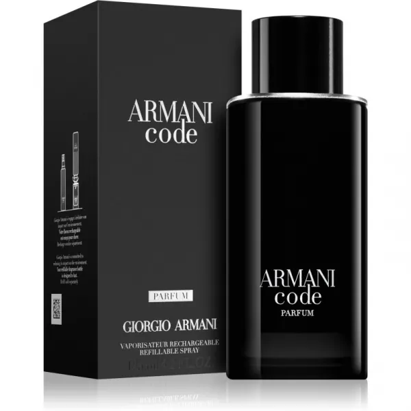 Armani Code Parfum parfém plniteľný pre mužov 125 ml