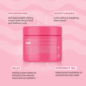 Lee Stafford For The Love Of Curls Custard Cream stylingový krém pre definíciu vĺn 125 ml