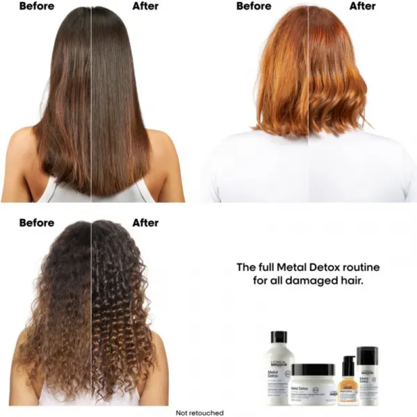 L’Oréal Professionnel Serie Expert Metal Detox vyživujúci olej na vlasy proti lámavosti vlasov 50 ml