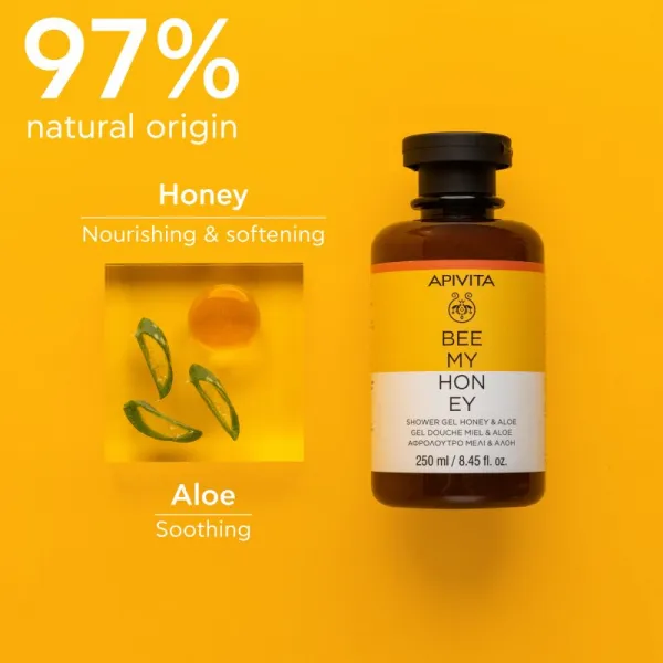 Apivita Bee My Honey Shower Gel hydratačný sprchový gél 250 ml