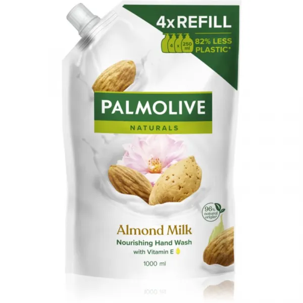 Palmolive Naturals Almond & Milk tekuté mydlo náhradná náplň 1000 ml