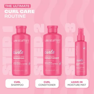 Lee Stafford For The Love Of Curls Leave In Conditioning Moisture Mist bezoplachový kondicionér v spreji pre kučeravé vlasy 150 ml