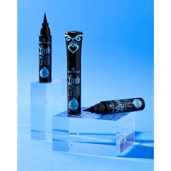 essence Lash PRINCESS linka na oči vo fixke vodeodolná odtieň Black 3 ml