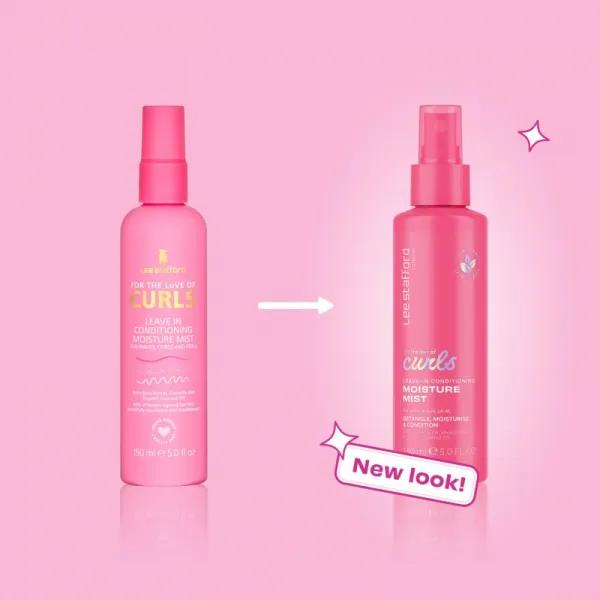 Lee Stafford For The Love Of Curls Leave In Conditioning Moisture Mist bezoplachový kondicionér v spreji pre kučeravé vlasy 150 ml