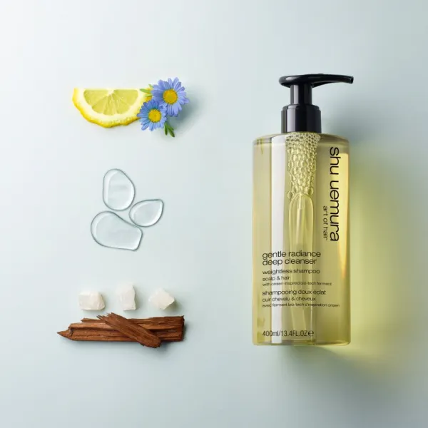 Shu Uemura Deep Cleanser Gentle Radiance jemný čistiaci šampón pre zdravé a krásne vlasy 400 ml