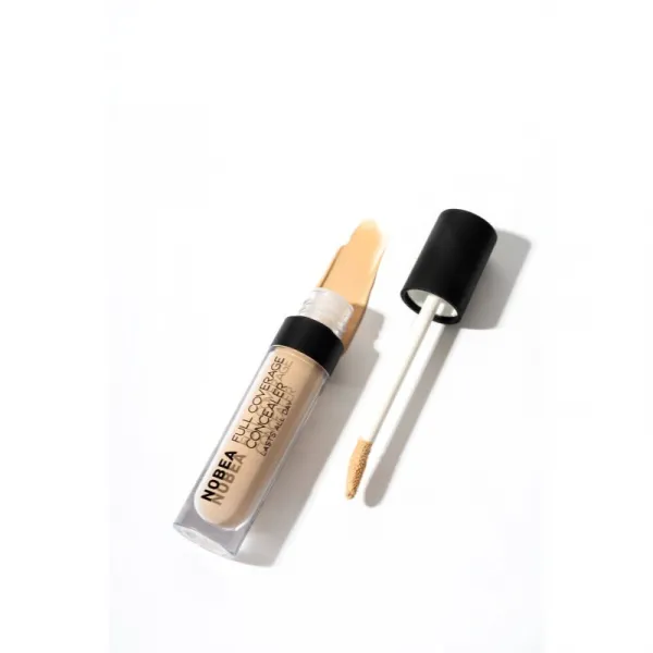 NOBEA Day-to-Day Full Coverage Concealer tekutý korektor 02 Soft beige 7 ml