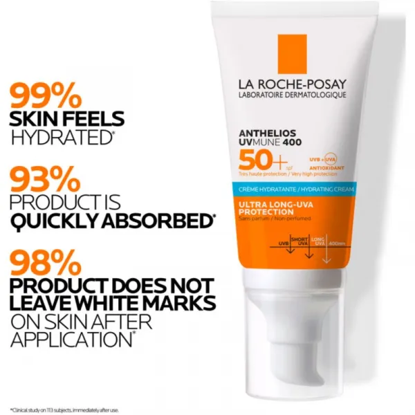 La Roche-Posay Anthelios UVMUNE 400 denný ochranný krém SPF 50+ 50 ml