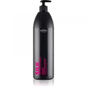 Joanna Professional Silk ošetrujúci šampón pre suché, poškodené, chemicky ošetrené vlasy 1000 ml