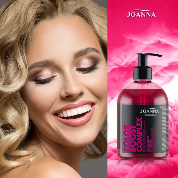 Joanna Professional Joanna šampón na vlasy ružovo tónujúci Color Boost Complex 500 g
