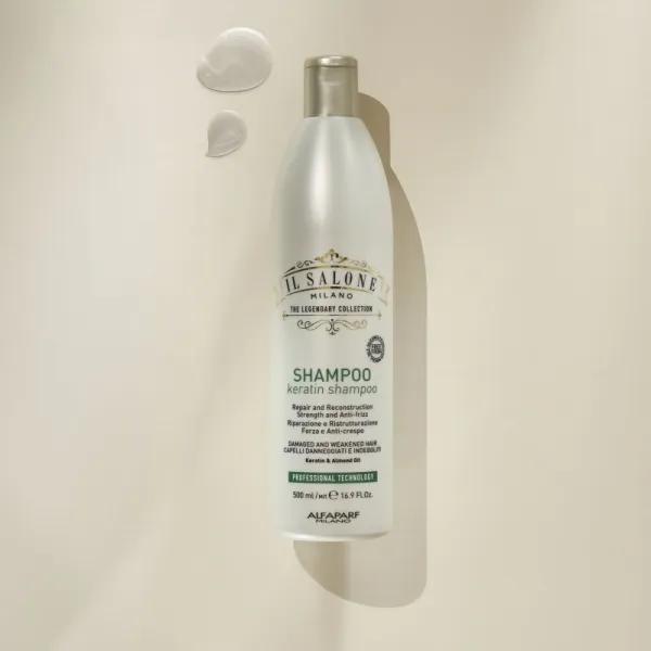 Alfaparf Milano Il Salone Milano Keratin obnovujúci šampón pre poškodené vlasy 500 ml