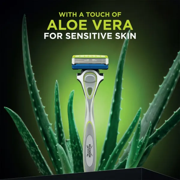 Wilkinson Sword Hydro5 Sensitive holiaci strojček + náhradné hlavice 4 ks