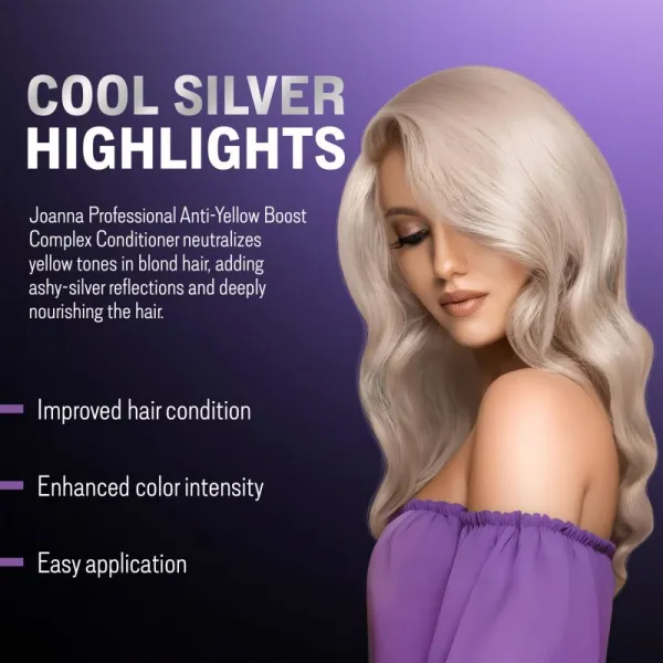 Joanna Professional Color Boost Complex revitalizačný kondicionér pre blond a šedivé vlasy 500 g