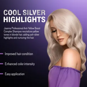 Joanna Professional Color Boost Complex revitalizačný šampón pre blond a šedivé vlasy 500 g
