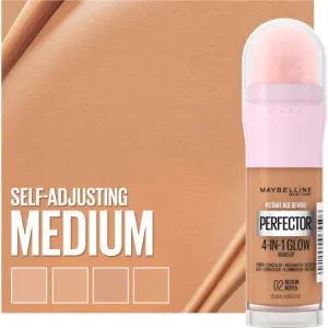 MAYBELLINE NEW YORK Instant Perfector 4-in-1 rozjasňujúci make-up pre prirodzený vzhľad odtieň 02 Medium 20 ml