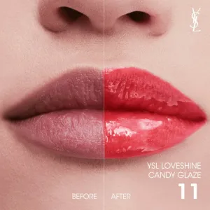 Yves Saint Laurent Loveshine Candy Glaze hydratačný lesk na pery pre ženy 11 Red Thrill 3.2 g