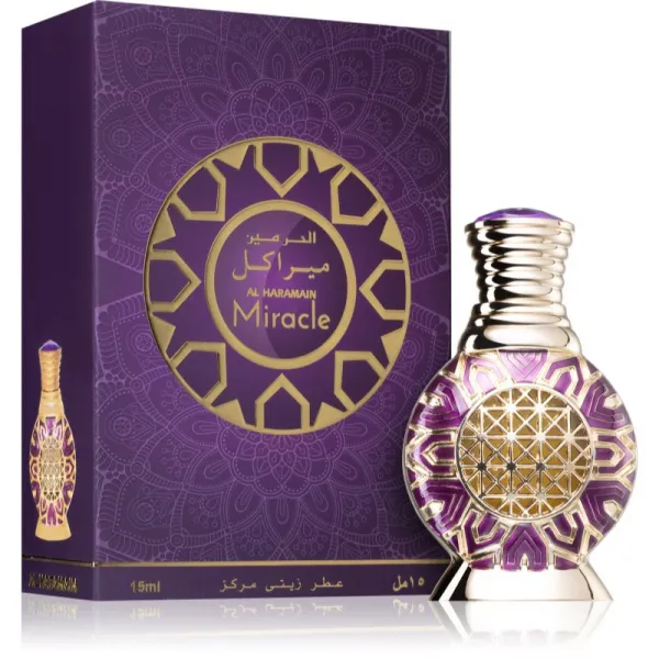 Al Haramain Miracle parfémovaný olej unisex 15 ml