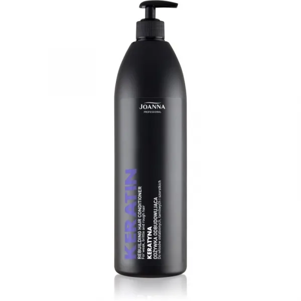 Joanna Professional Keratin keratínový kondicionér pre poškodené a krehké vlasy 1000 ml