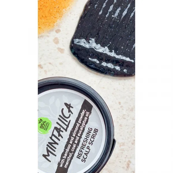 Beauty Jar Mintallica čistiaci peeling na vlasy a vlasovú pokožku 100 g