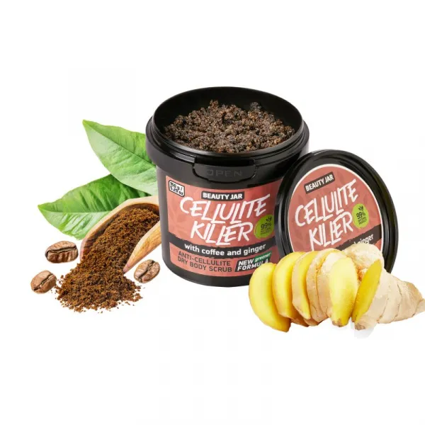 Beauty Jar Cellulite Killer telový peeling proti celulitíde s morskou soľou 150 g