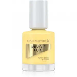 Max Factor Miracle Pure dlhotrvajúci lak na nechty odtieň 500 Lemon Tea 12 ml