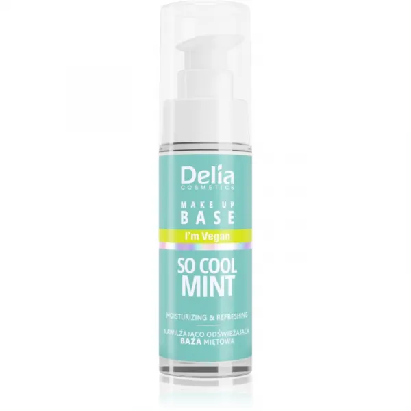 Delia Cosmetics So Cool Mint hydratačná podkladová báza pod make-up 30 ml