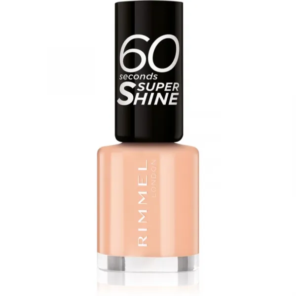 Rimmel 60 Seconds Super Shine lak na nechty odtieň 401 Nude Nostalgia 8 ml