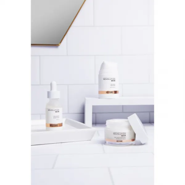 Revolution Skincare Restore Collagen Boosting obnovujúca nočná krémová maska na podporu tvorby kolagénu 50 ml