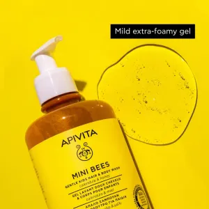 Apivita Mini Bees Gentle Kids Hair&Body wash Calendula&Honey umývací gél na telo a vlasy 500 ml