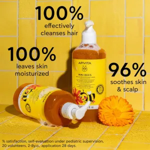 Apivita Mini Bees Gentle Kids Hair&Body wash Calendula&Honey umývací gél na telo a vlasy 500 ml