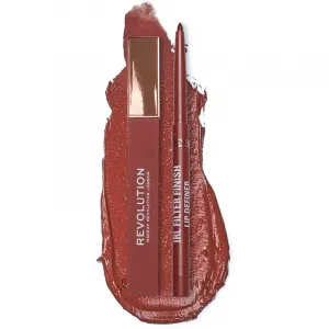 Revolution IRL Filter krémová ceruzka na pery s matným efektom odtieň Burnt Cinnamon 0.18 g