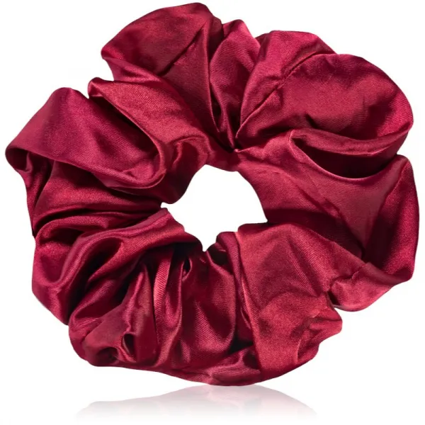 BrushArt Hair Large satin scrunchie set gumičky do vlasov Red & Blue