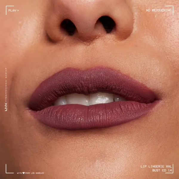 NYX Professional Makeup Lip Lingerie XXL tekutý rúž s matným finišom odtieň Bust ed 4 ml