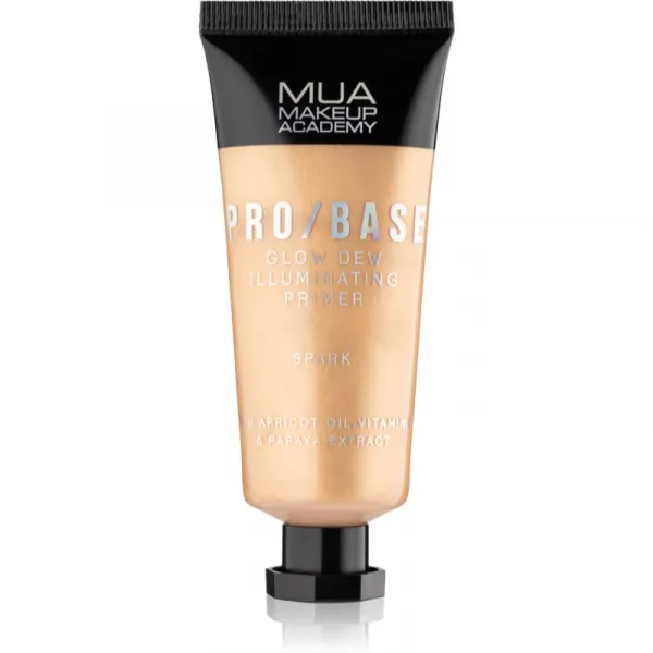 MUA Makeup Academy PRO/BASE Glow Dew rozjasňujúca podkladová báza odtieň Spark 30 ml