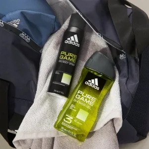 Adidas Pure Game sprchový gél na tvár, telo a vlasy 3v1 pre mužov 250 ml