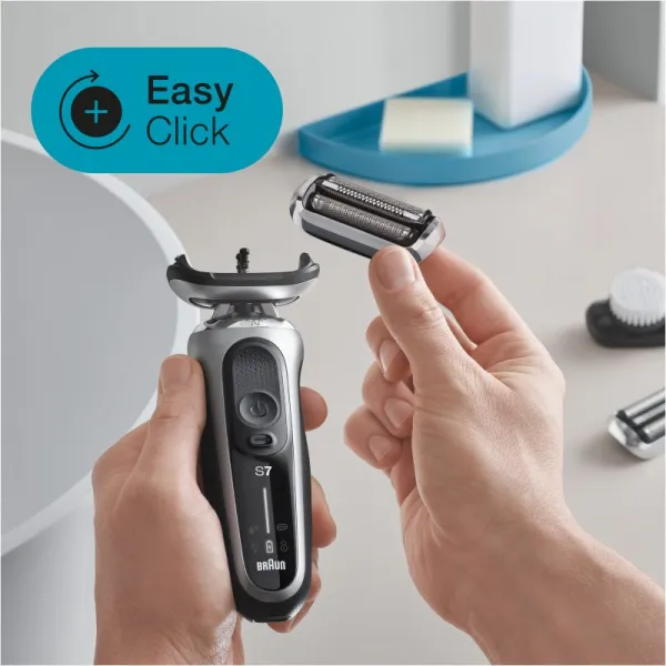 Braun Series 7 71-S1000s elektrický holiaci strojček Silver