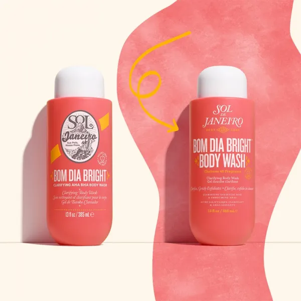 Sol de Janeiro Bom Dia™ Bright Body Wash exfoliačný sprchový gél s vyhladzujúcim efektom 385 ml