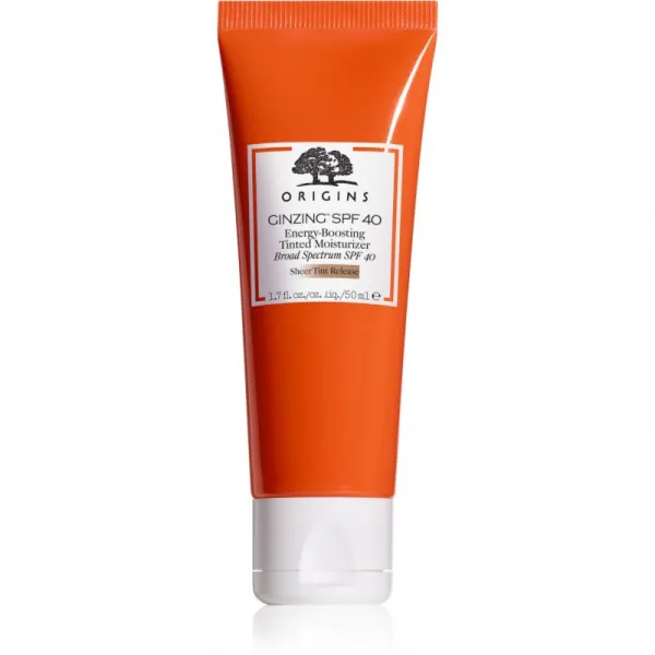 Origins GinZing™ Energy-Boosting Tinted Moisturizer denný krém s revitalizačným účinkom SPF 40 odtieň 2 50 ml