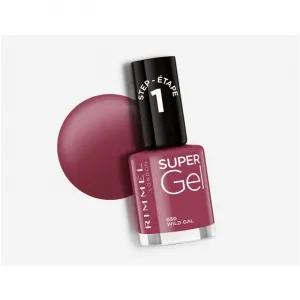 Rimmel Super Gel gélový lak na nechty bez použitia UV/LED lampy odtieň 030 Wild Gal 12 ml