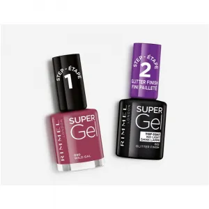 Rimmel Super Gel gélový lak na nechty bez použitia UV/LED lampy odtieň 030 Wild Gal 12 ml