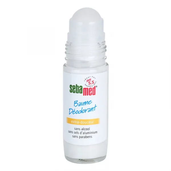 Sebamed Body Care jemný roll-on balzam pre citlivú a depilovanú pokožku 50 ml