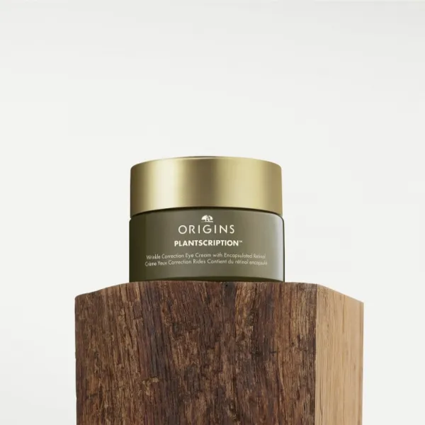 Origins Plantscription™ Wrinkle Correction Eye Cream With Encapsulated Retinol hydratačný a vyhladzujúci očný krém s retinolom 15 ml