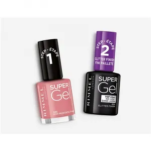 Rimmel Super Gel gélový lak na nechty bez použitia UV/LED lampy odtieň 035 Pop Princess Pink 12 ml