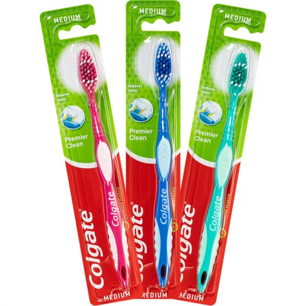 Colgate Premier Clean zubná kefka medium 1 ks