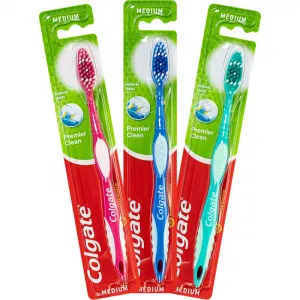 Colgate Premier Clean zubná kefka medium 1 ks