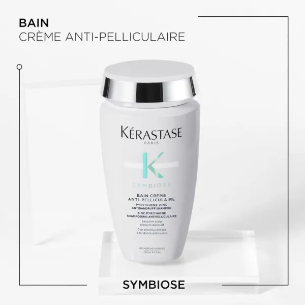 Kérastase Symbiose Bain Crème Anti-Pelliculaire šampón proti lupinám pre citlivú pokožku hlavy 250 ml