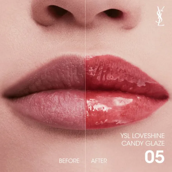 Yves Saint Laurent Loveshine Candy Glaze hydratačný lesk na pery pre ženy 5 Pink Satisfaction 3.2 g