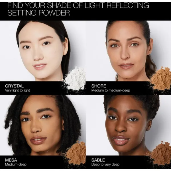 NARS MINI Light Reflecting SETTING POWDER - PRESSE fixačný púder mini odtieň CRYSTAL 3 g