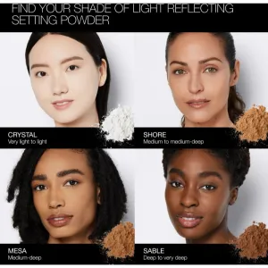 NARS MINI Light Reflecting SETTING POWDER - PRESSE fixačný púder mini odtieň CRYSTAL 3 g