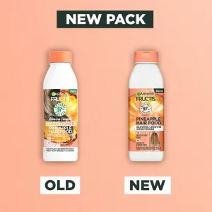 Garnier Fructis Pineapple Hair Food rozjasňujúci kondicionér pre dlhé vlasy 350 ml
