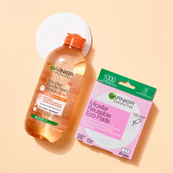 Garnier Skin Naturals Micellar Gentle Peeling micelárna voda s peelingovým efektom 400 ml